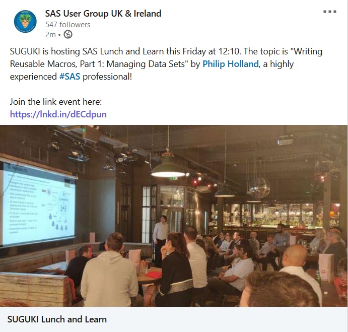 SUGUKI Lunch & Learn